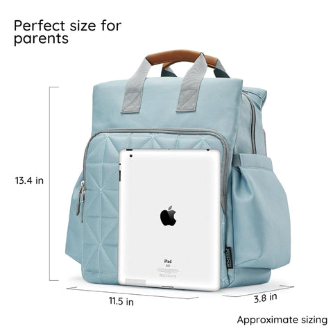 Fashion Way - Waterproof Diaper Backpack - Sea Green