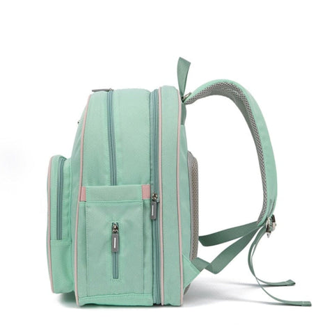 Midibeini - Waterproof Diaper Backpack - Light Green