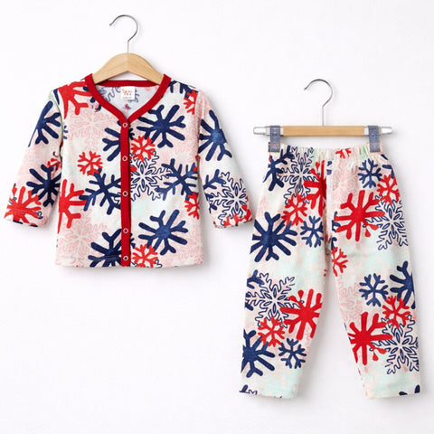 TBS - Cotton Jersey - Night Suit - Red - Freeze - 26