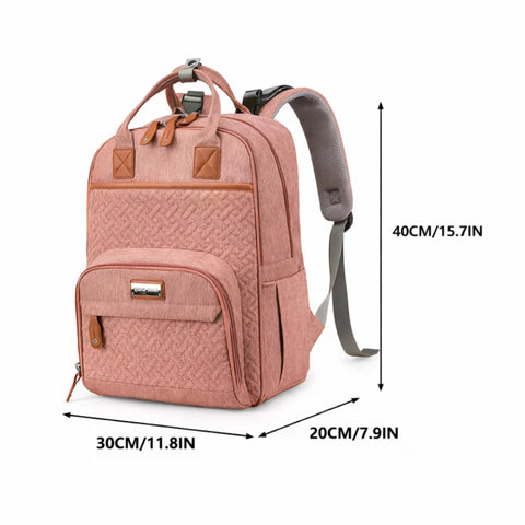 Kabaqoo - Waterproof Diaper Backpack - Pink