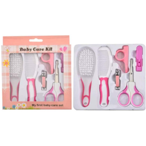 4 Pieces Baby Care Kit - Pink
