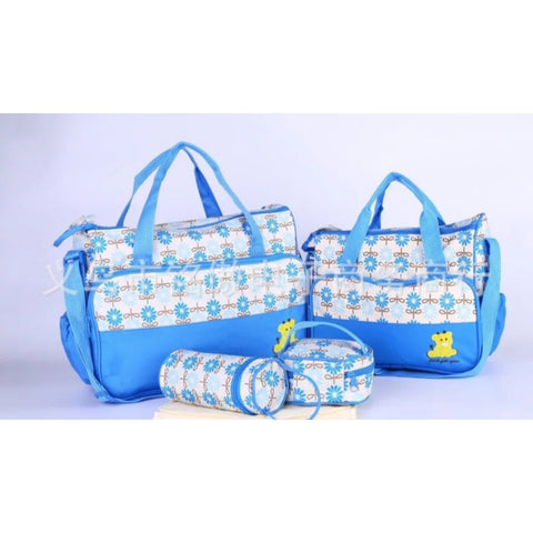 5 Pieces Flowers Bag Set
