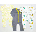 Little One - Pack of 3 Rompers - Gray