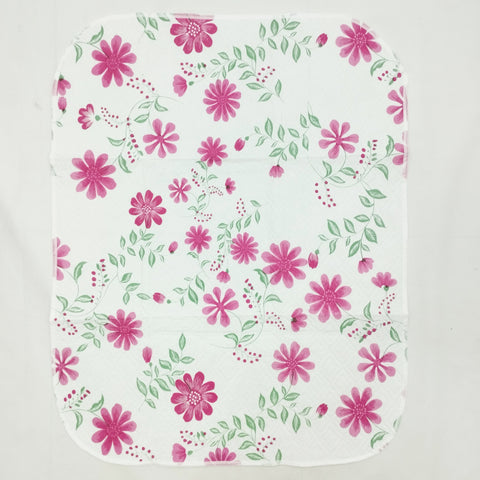 Diaper Changing Sheet - Pink Flowers