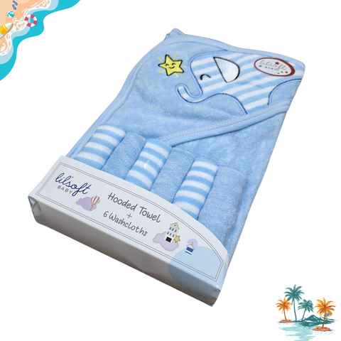 7 Pieces - Lilsoft - Bath Towel Gift Set