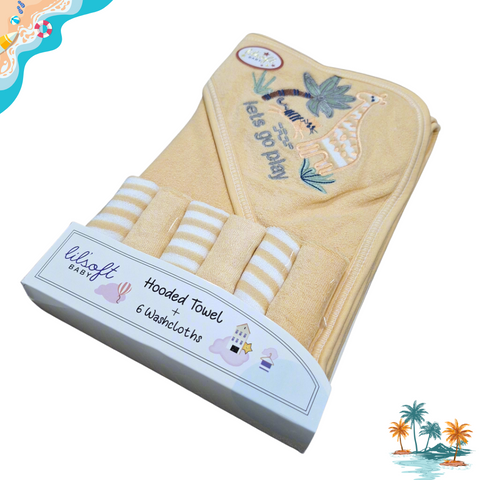 7 Pieces - Lilsoft - Bath Towel Gift Set