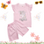 2 Pieces - Suit Set - Unicorn - Pink