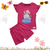 2 Pieces - Suit Set - Frozen - Shocking Pink