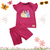 2 Pieces - Suit Set - Disney Princess - Shocking Pink