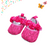 Baby Girl - Booties - Flowers - Pink