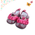 Baby Girl - Booties - Plain - Maroon