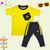 Super Kid - Short Sleeves - Track Suit - Yellow