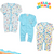 Junior's - Pack of 3 Rompers - Blue - Thailand