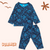 BRL - Night Suit - Navy Blue - Flowers