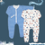 TBS - Pack of 2 Rompers - Fleece - Blue - Stripes & Cars
