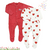 TBS - Pack of 2 Sleep Suits - Red - Mommy & Hearts