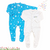 TBS - Pack of 2 Sleep Suits - Blue - Stars & Mommy
