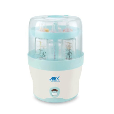 Anex Baby Bottle Sterilizer & Warmer — Sterilizes 6 Bottles in 10 Min | Model AG-736