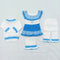 4 Pieces Wool Frock Trouser Set