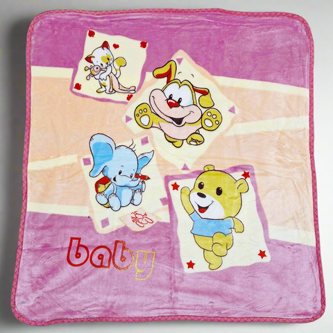 Little Nights - Baby Blanket - Pink - Characters - Small