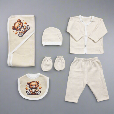Fleece - 6 Pieces - 3D Character - Starter Set - Skin - Baby Bear