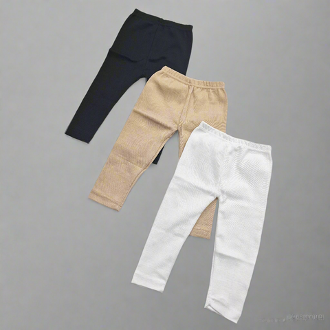 Pack of 3 - Thermal Trousers - Skin Black White
