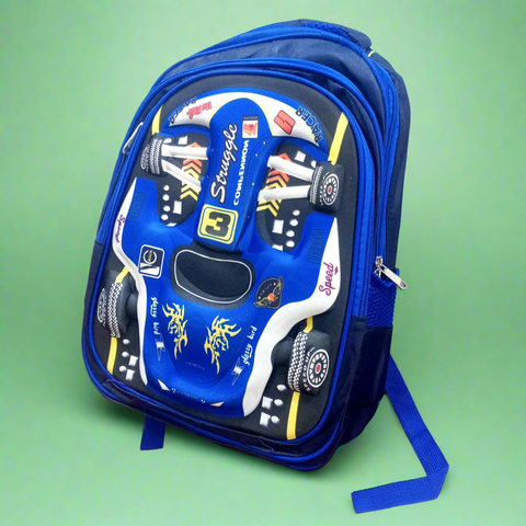 School Bag - Cars - 12 - Inches