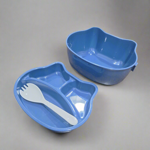 Lunch Box - Bear - Blue - 2528