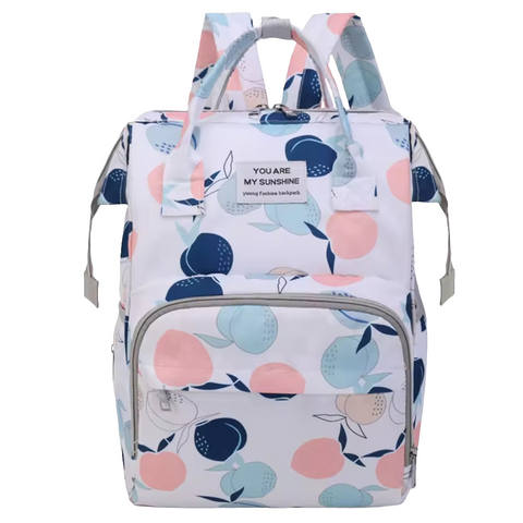 Sunshine - Waterproof Diaper Backpack - Fruits