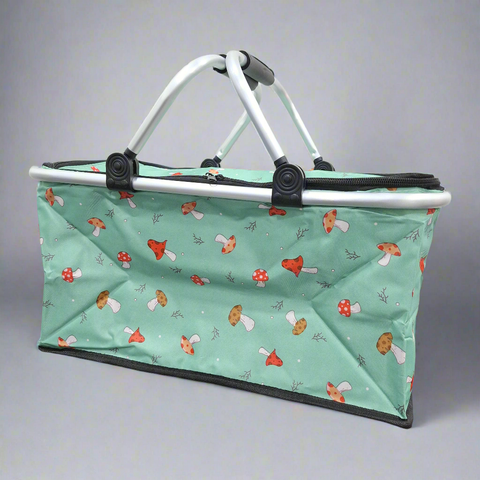 Picnic Basket - Green - Mushroom