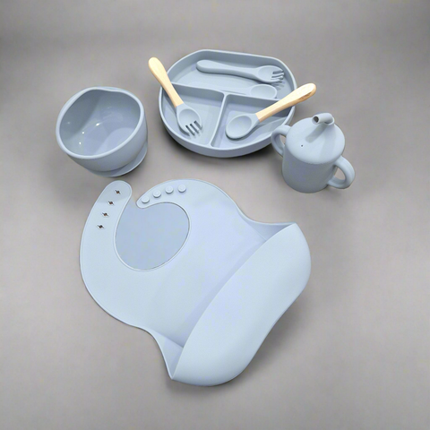 8 Pieces - Silicon Feeding Set