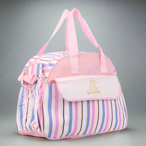 D-Shape Diaper Bag - Stripes