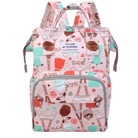 Sunshine - Waterproof Diaper Backpack - Paris