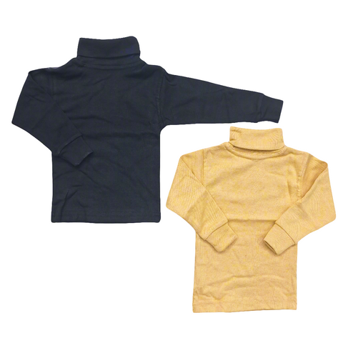 Pack of 2 High Necks - Skin & Black