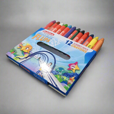Goldfish - Pack of 12 - Wax Crayons - Large