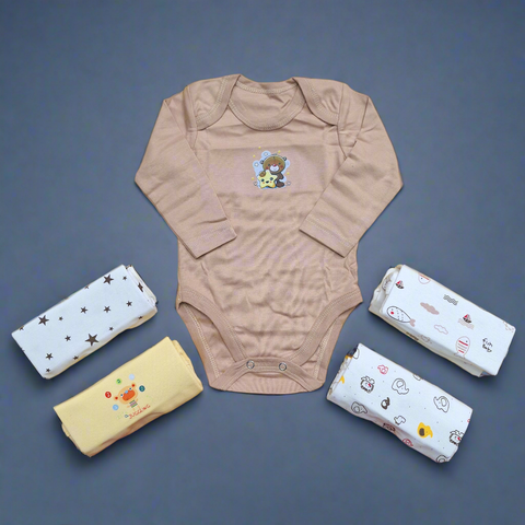 Little Love - Pack of 5 Long Sleeve Bodysuits - Unisex