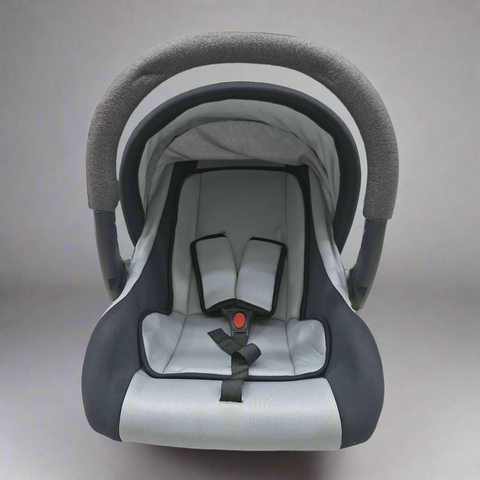 Double Cushion - Carry Cot - Grey & Black