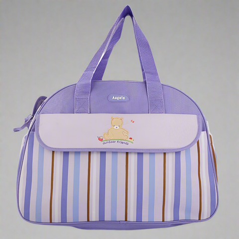 D-Shape Diaper Bag - Stripes