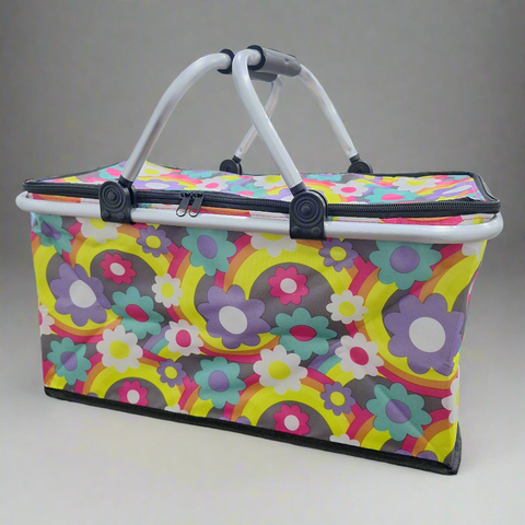 Picnic Basket - Rainbow - Flowers