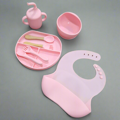 8 Pieces - Silicon Feeding Set