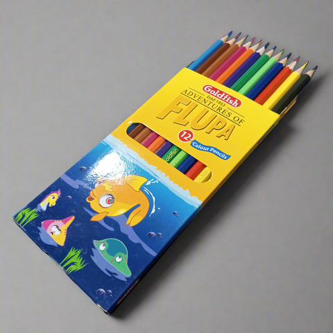 Goldfish  - Color Pencils - Yellow