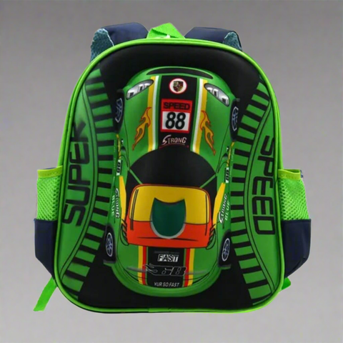 School Bag - Cars - 12 - Inches