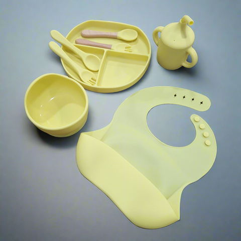 8 Pieces - Silicon Feeding Set