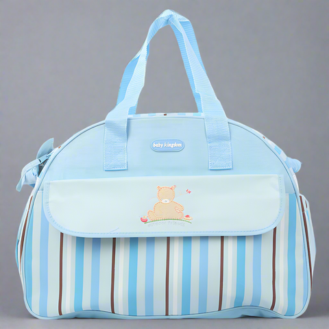 D-Shape Diaper Bag - Stripes