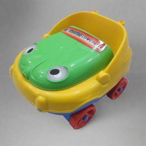 Mama Love - Car Training Seat - Green & Yellow