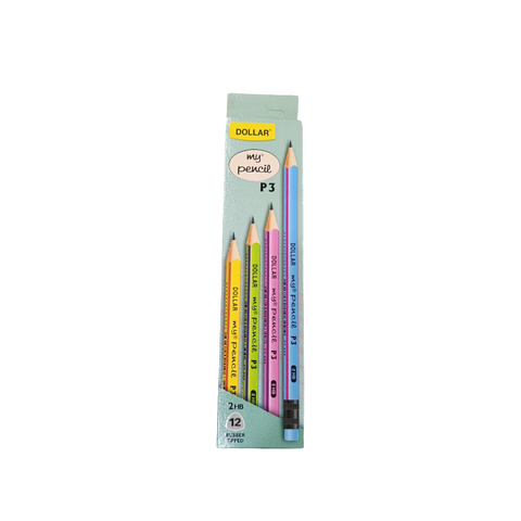 Dollar - Pack of 12 - Pencils - 1875