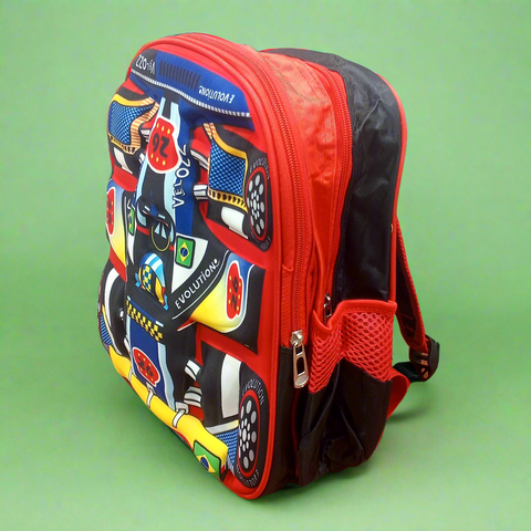 School Bag - Cars - 12 - Inches