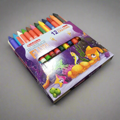 Goldfish - Pack of 12 - Wax Crayons - Small