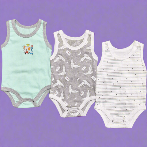 TBS - Pack of 3 Onesies - Unisex - Green & Eagles