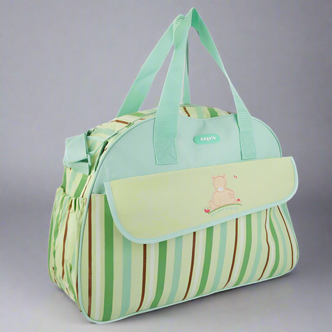 D-Shape Diaper Bag - Stripes